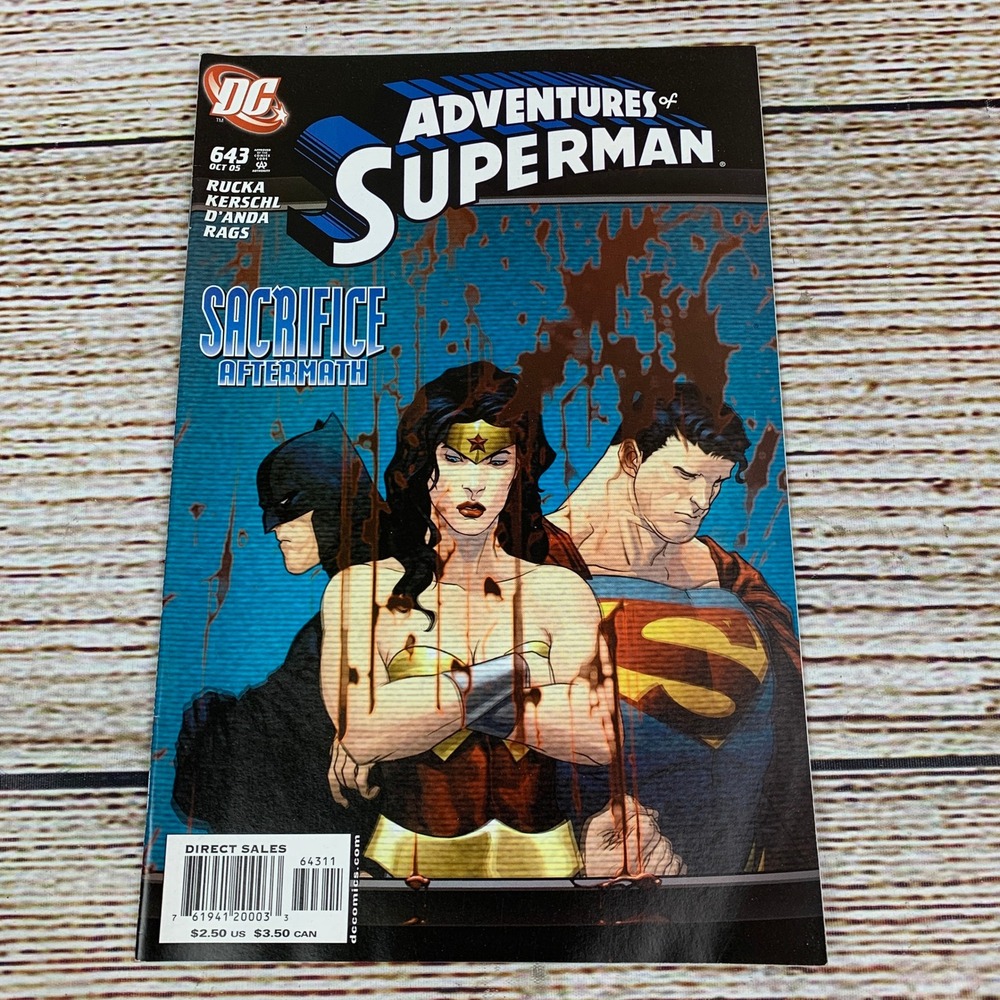 Adventures of Superman #643 Comic Book‎ DC Comics 2005 Sacrifice Aftermath
